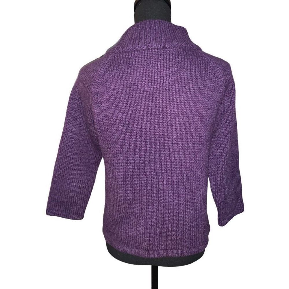 Talbots Petite Double Breasted Cardigan - Picture 4 of 6